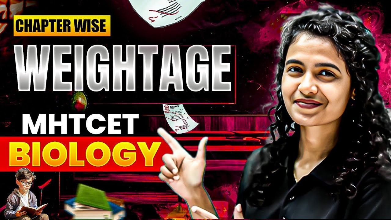 📚 MHT CET Biology Chapter-Wise Weightage 🔬 | Key Topics & Marks Distribution for Smart Preparation 🎯