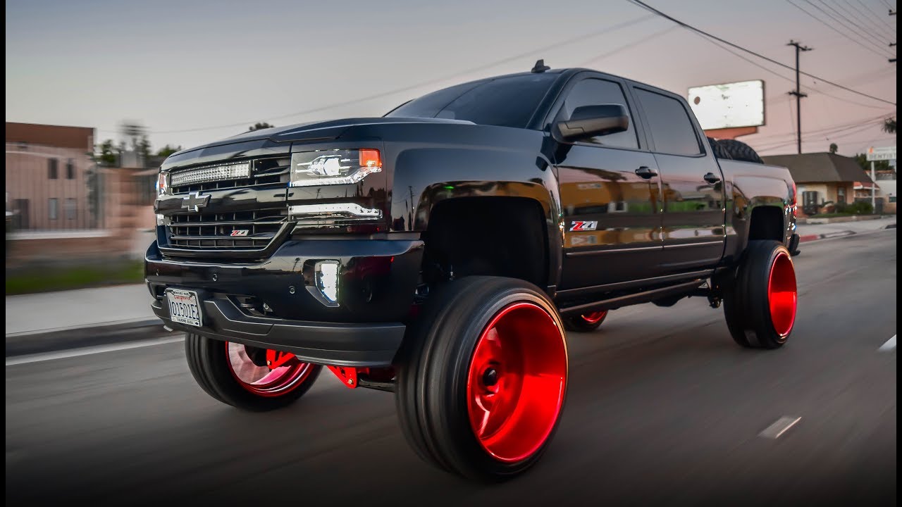 Silverado Z71 on 26x14 Intro Wheels