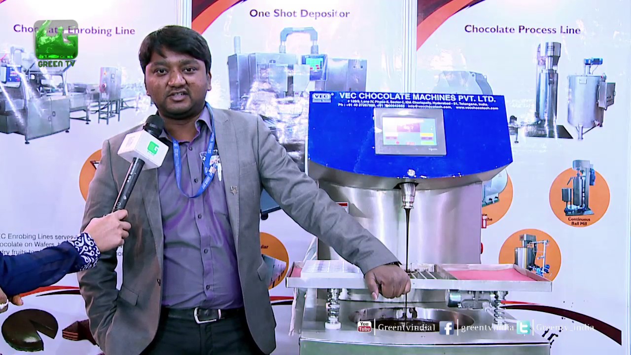 Manjeet Kumar, Sales Manager, VEC Chocolate Machines Pvt Ltd In #AAHAR2017 On Green TV
