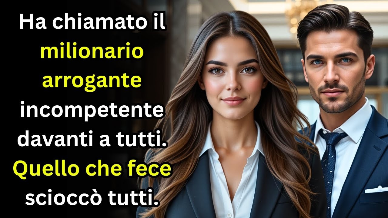 Ha chiamato il milionario arrogante incompetente davanti a tutti  Quello che fece scioccò tutti