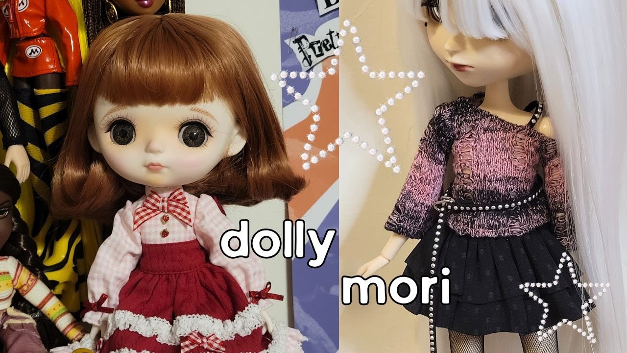 Dolly Mori Unboxing 🎀 Mori Lolli Strawberry Fields, Outfit Try-on/Comparisons 