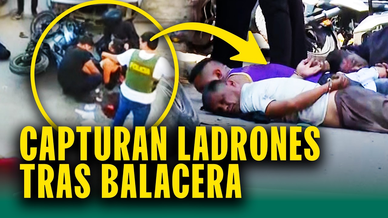 Se enfrentaron a balazos con la Policía pero fueron capturados: Robaron bienes valorados en $35 mil