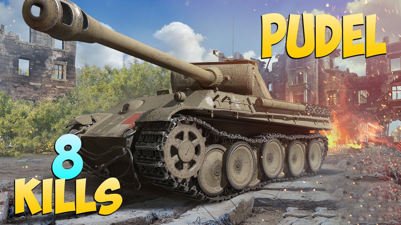 Pudel - 8 Фрагов 4.4K Урона - Его территория! - Мир Танков