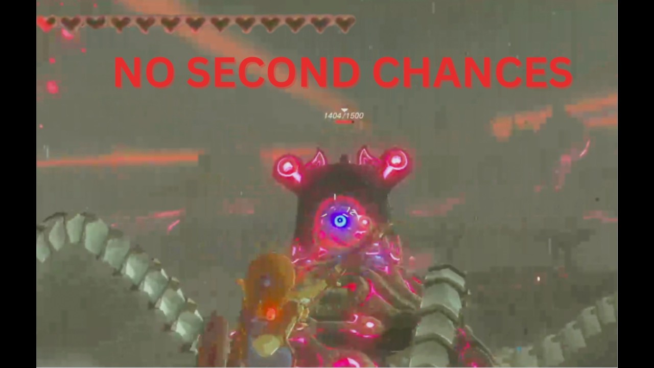 I attempted a PERMADEATH BOTW Challenge...