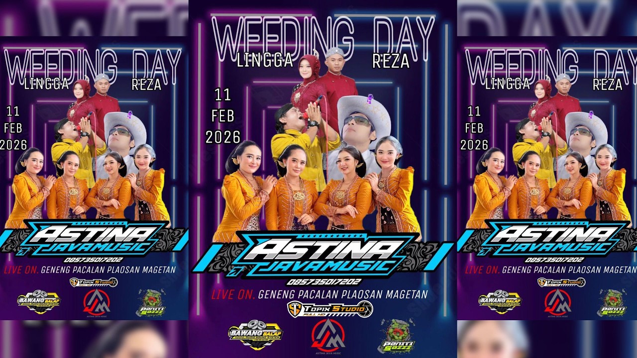 02 LIVE TOPIX STUDIO WEDDING LINGGA & REZA | CS ASTINA | BAWANG BALAP AUDIO | GENENG PACALAN PLAOSAN