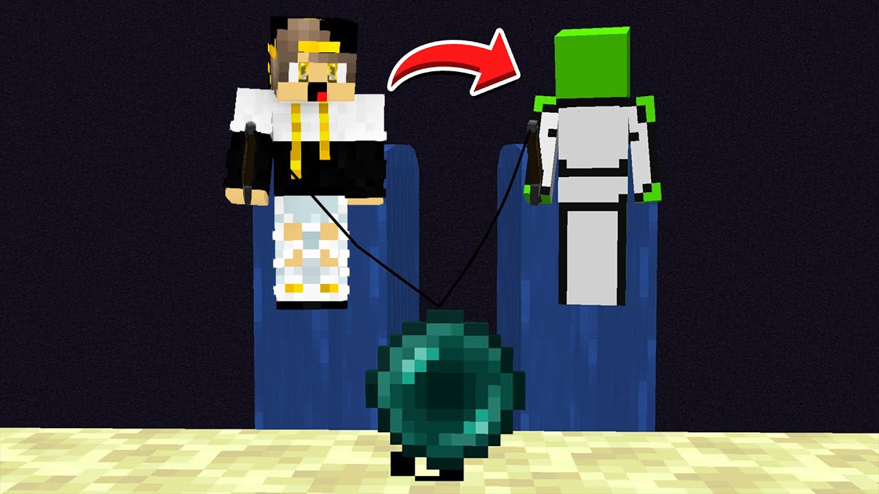 ماين كرافت لقطات دريم بتوقف القلب ( تحدي الضحك ) 🤣😂