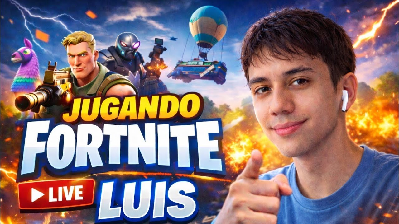 Jugando Fornite