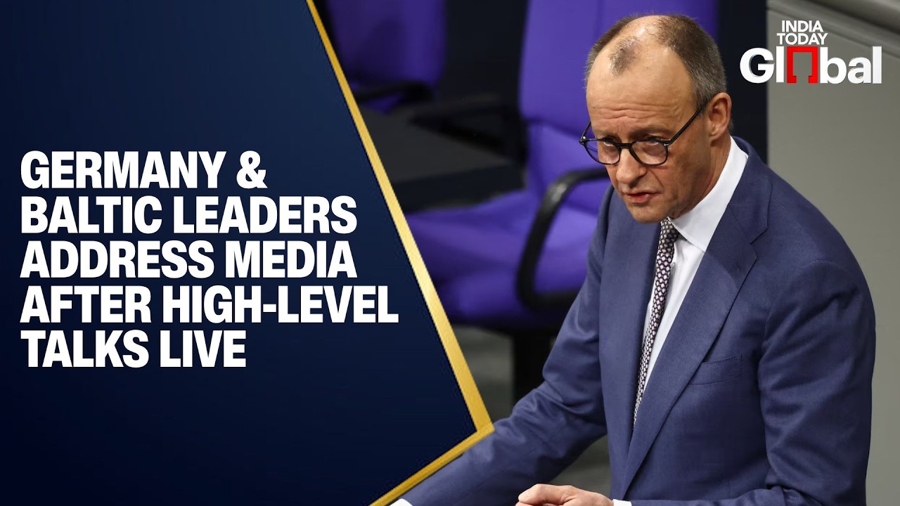 LIVE: German Chancellor Friedrich Merz, Baltic Leaders Hold Joint Press Conference in Berlin