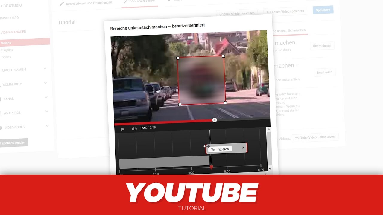 INHALTE UNKENNTLICH MACHEN  | YOUTUBE FUNKTION | KBDESIGNZ