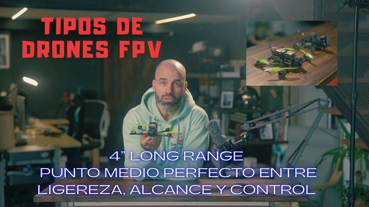 Drones FPV 4” Long Range: el punto medio perfecto entre ligereza, alcance y control