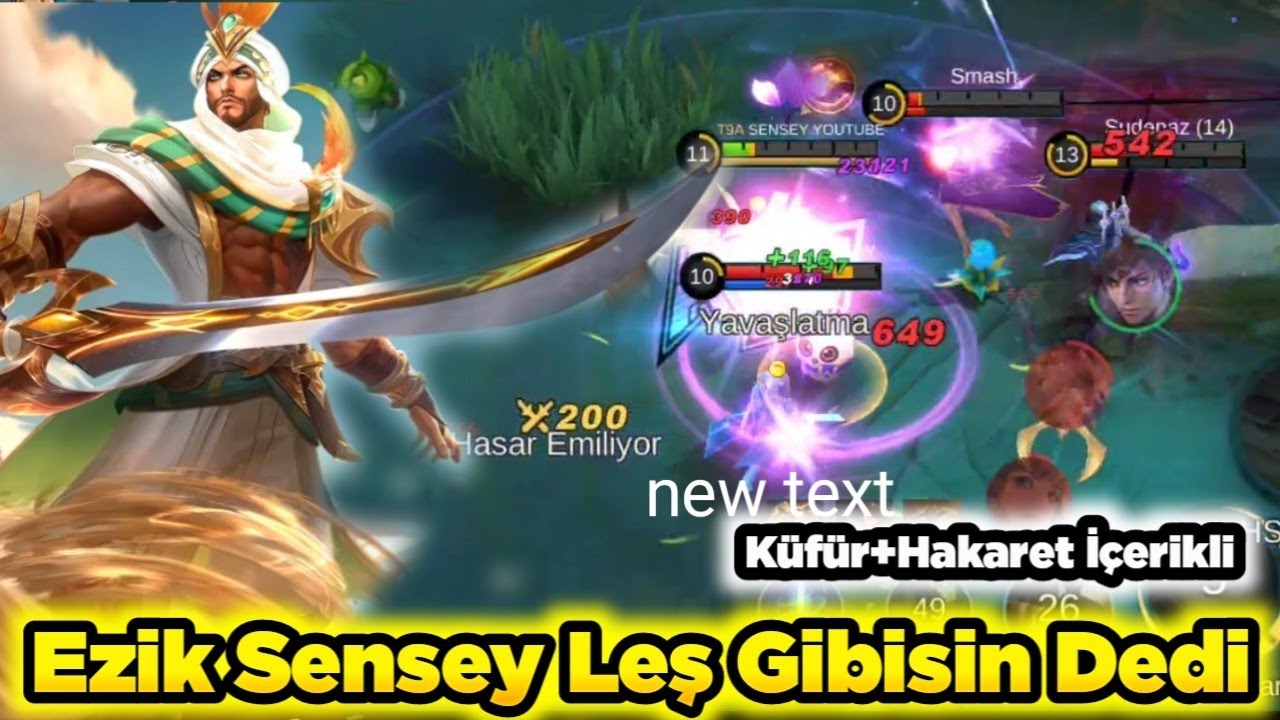 Ezik Sensey Kötüsün Dedi Kendimi Tutamadım Küfür Hakaret Sinir Öfke Her Şey Var Mobile Legends