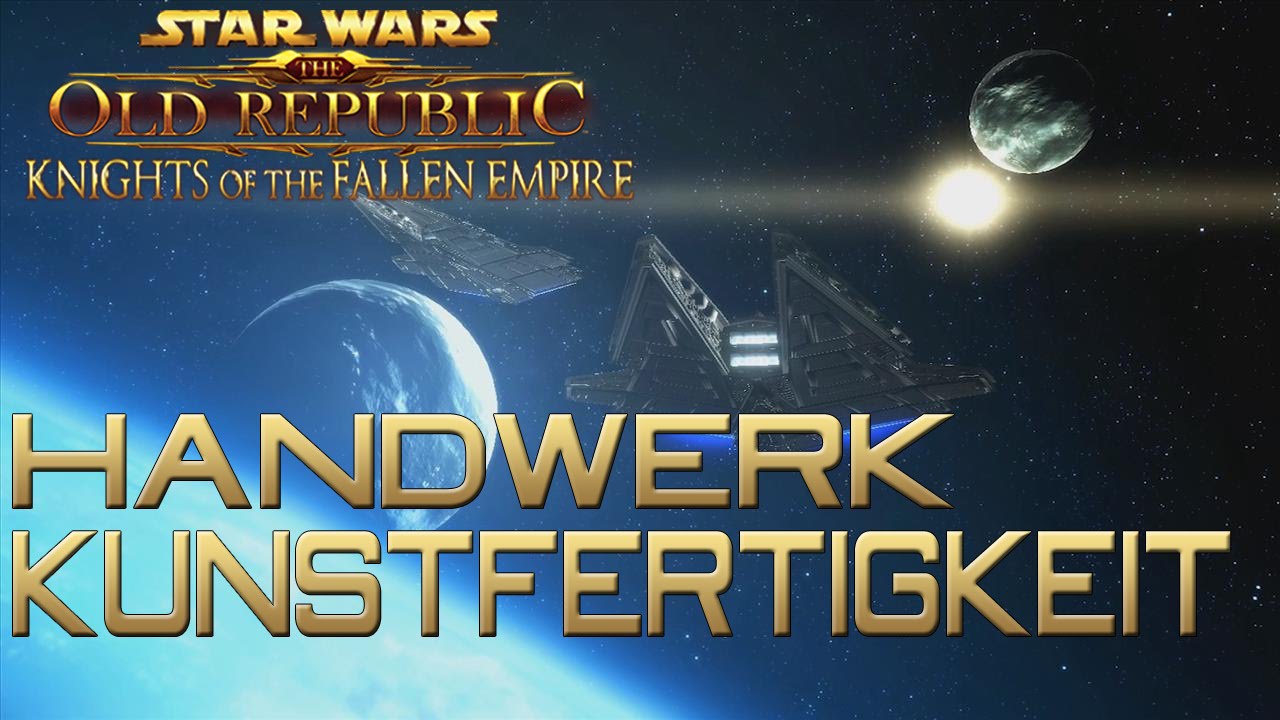 SWTOR ★ Knights of the Fallen Empire ★ Kunstfertigkeit - Was ist neu?