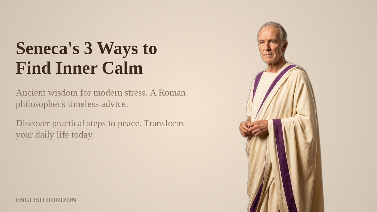 Seneca's 3 Ways to Find Inner Calm | Philosophy | Learn English B2