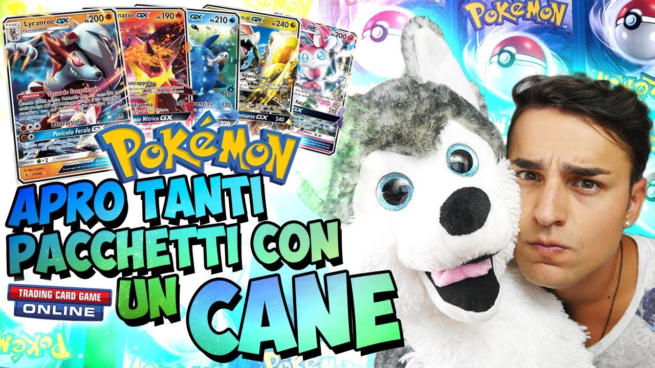 APRO TANTI PACCHETTI CON UN CANE! Finalmente un pò di fortuna. | Pokémon Sole e Luna Ombre Infuocate