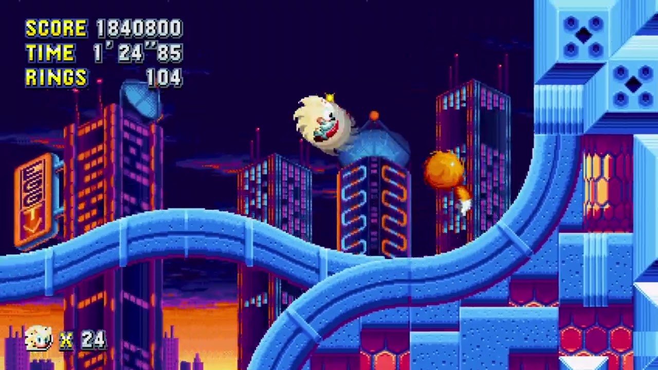 Sonic Mania Plus (Chemical Plant and Studiopolis zones as Sonic and Tails)