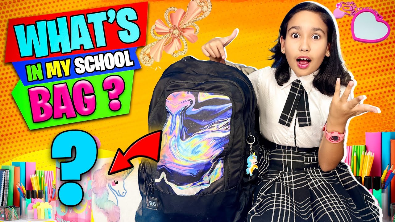 What's in My School Bag? 🎒✨ Unpacking Surprises & Funky Finds!