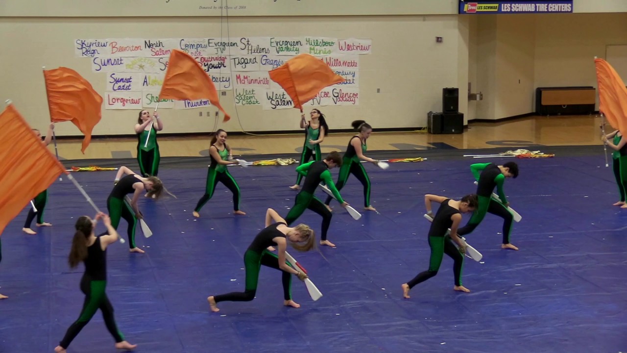Westview High School Winter Guard Finals a the 2017 NWAPA Champships