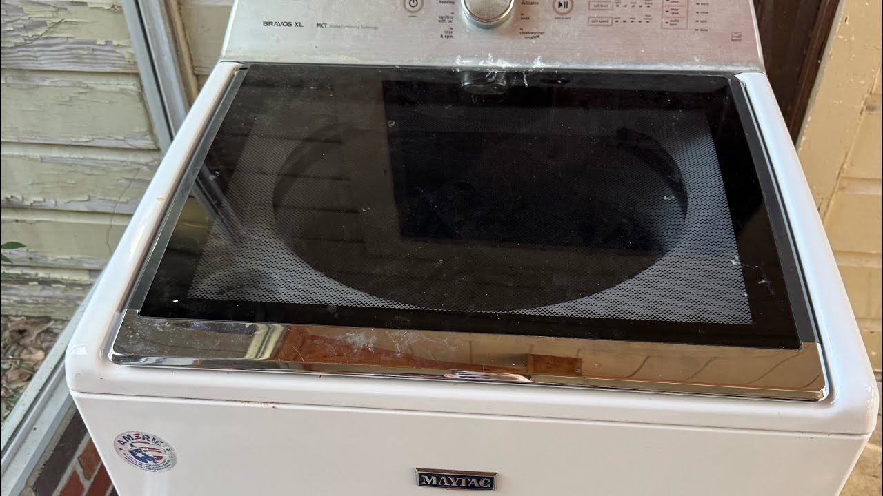 How to fix Maytag washer giving error code F5E2 /lid switch replacement #lid lock