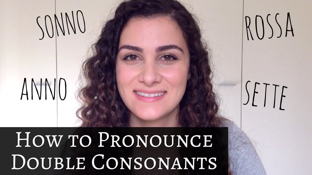 LEARN ITALIAN: How To Pronounce Double Consonants