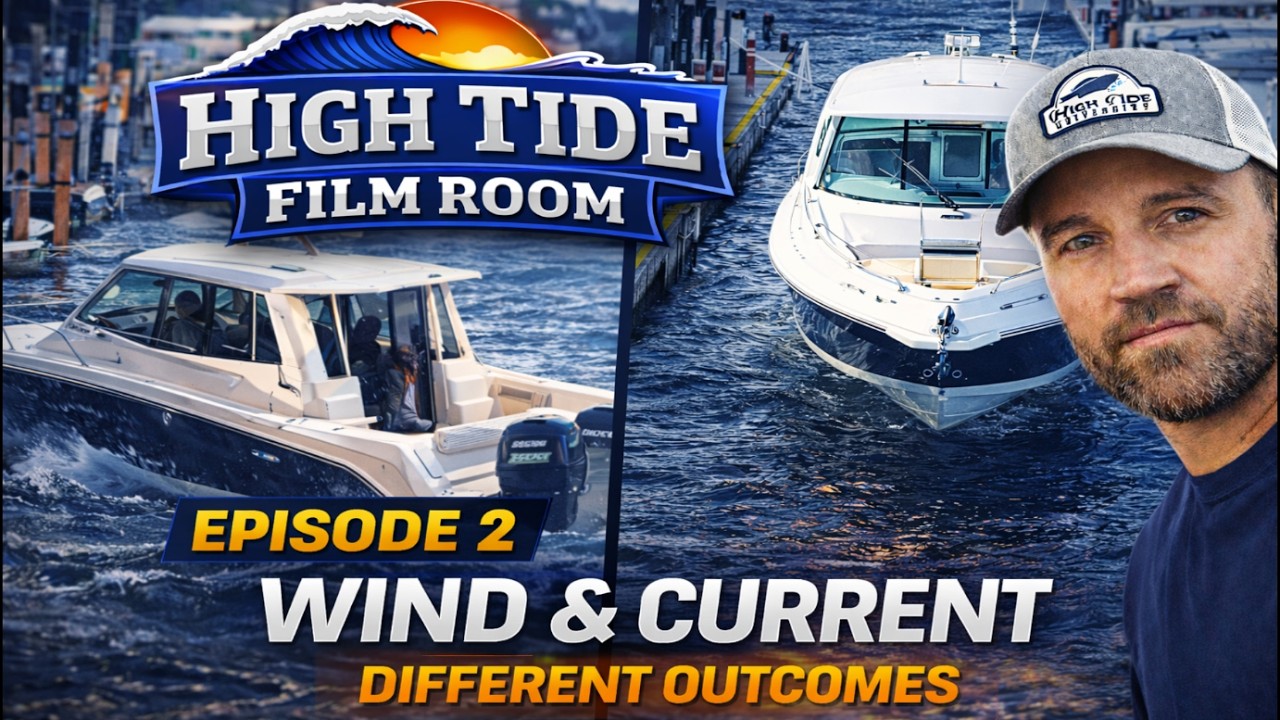 Docking in Wind & Current Explained | Single & Twin Engine Boat Breakdown (Film Room Ep. 2)