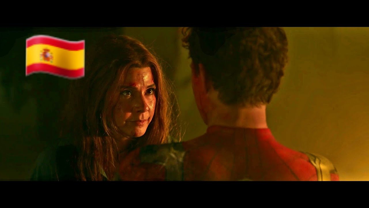 HD, Castellano, Espa&ntilde;ol Espa&ntilde;a. Muerte de la Tia May, escena HD|Spider-Man No Way Home.