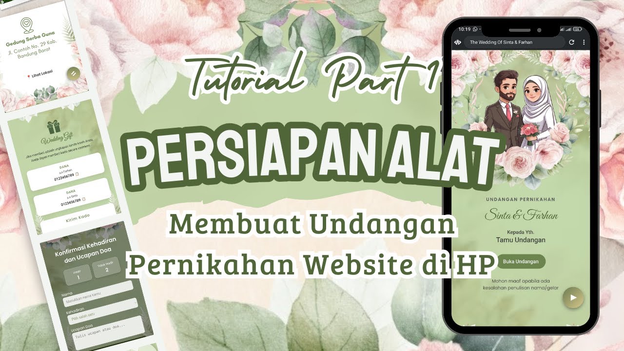 Membuat Undangan Pernikahan Website Part 1 - Persiapan Alat