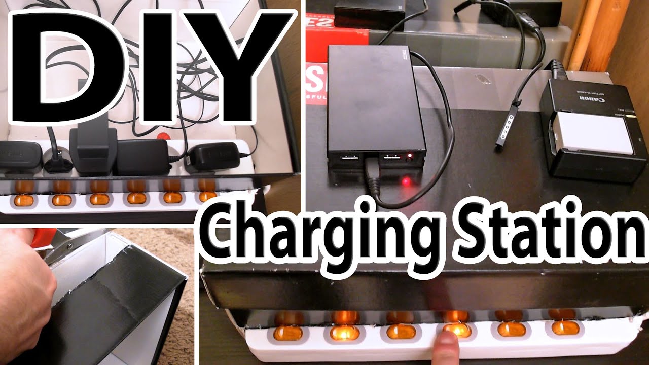 DIY Multi Device Charging Station (with ON/OFF switches)