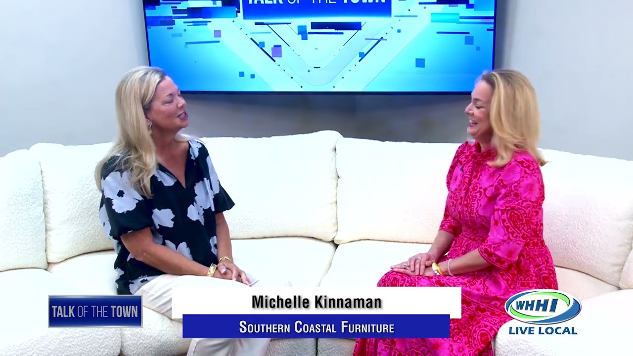TALK OF THE TOWN | Michelle Kinnaman: One-of-a-Kind Designs! | Southern Coastal Furniture | WHHITV