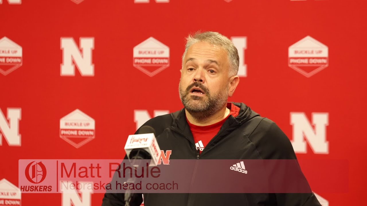 Nebraska's Matt Rhule 