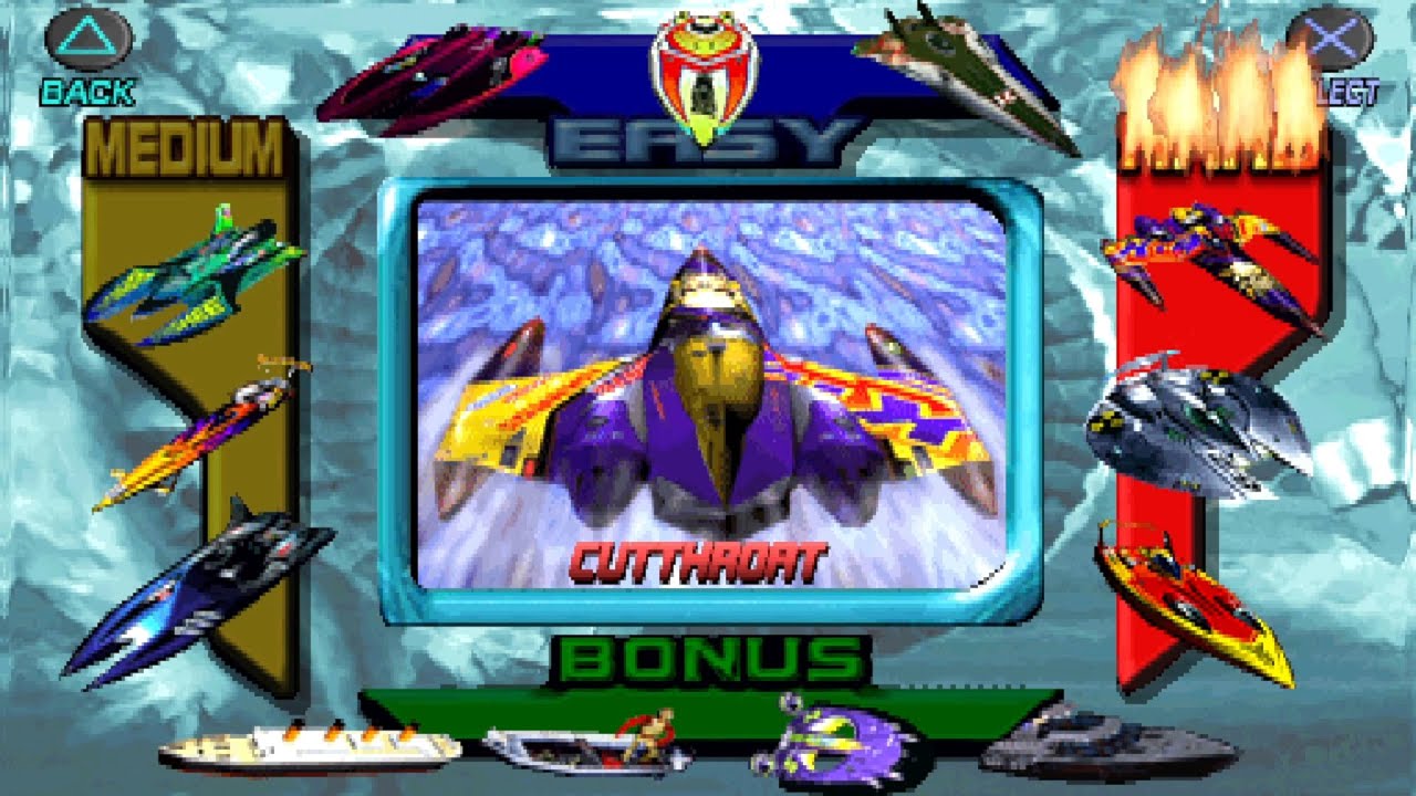 Hydro Thunder All Vehicles [PS1]