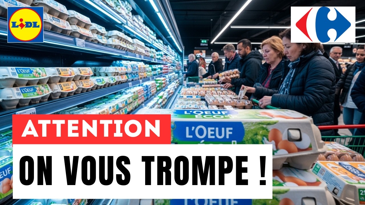 Ces ŒUFS de supermarché vous empoisonnent : la liste CHOC (sauf ces 2 marques)