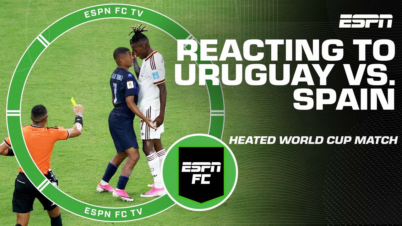 Uruguay was looking for a FIGHT against Spain in Group H 💥 - Alejandro Moreno | ESPN FC