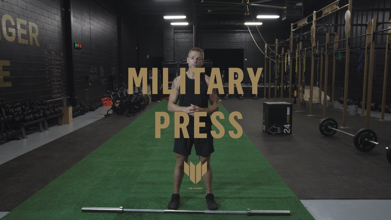 How-To Do A Military Press • One Academy Training
