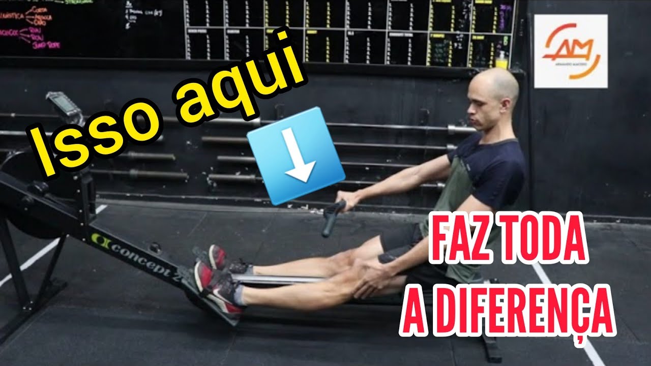 Como Remar Melhor - Canse menos durante o wod / 2 MIN #crossfit #remo #workout