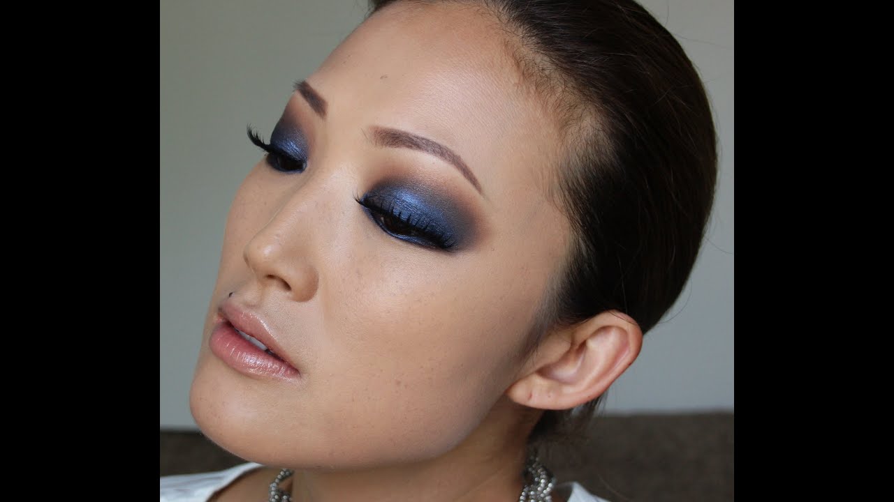 Blue Brown Smokey Eye