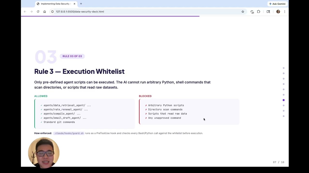 How I Secure AI Agents from Reading Confidential Data (Real Actuarial AI Workflow)