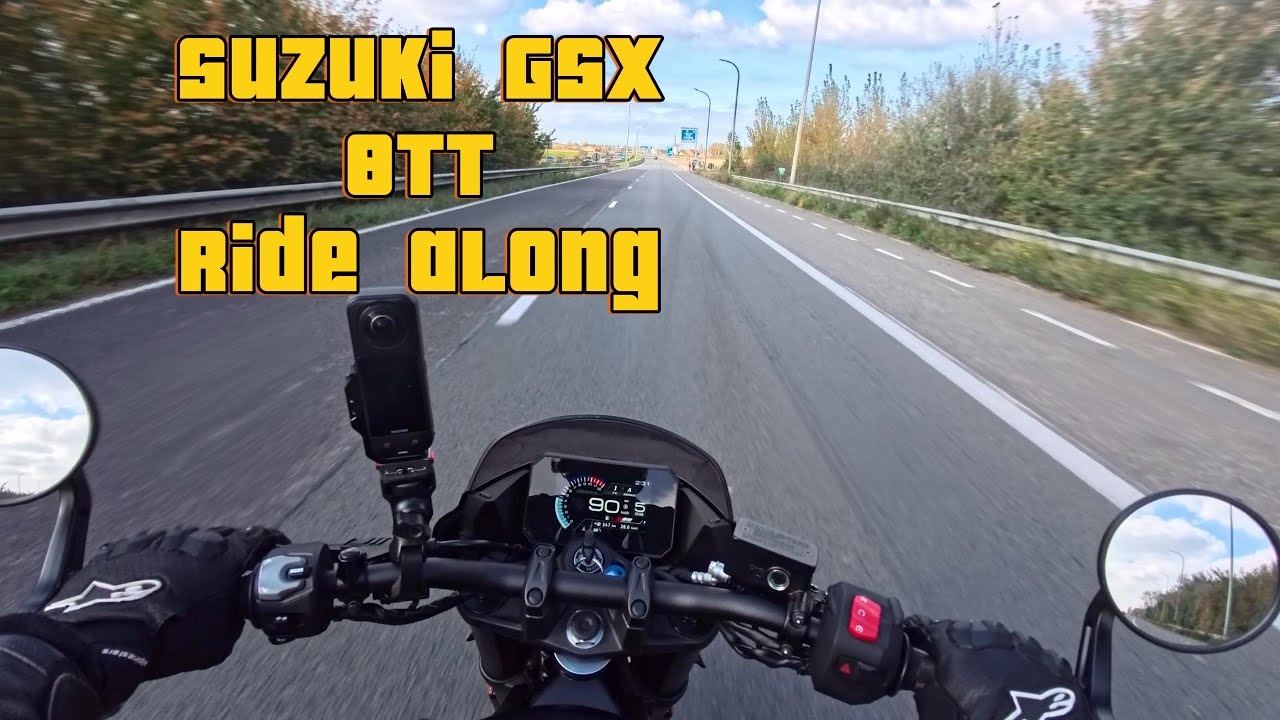 Suzuki GSX 8TT Ride along part 1 4K60fps