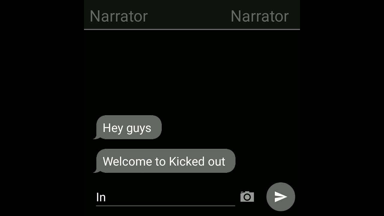 Kicked Out part 1 /texting story