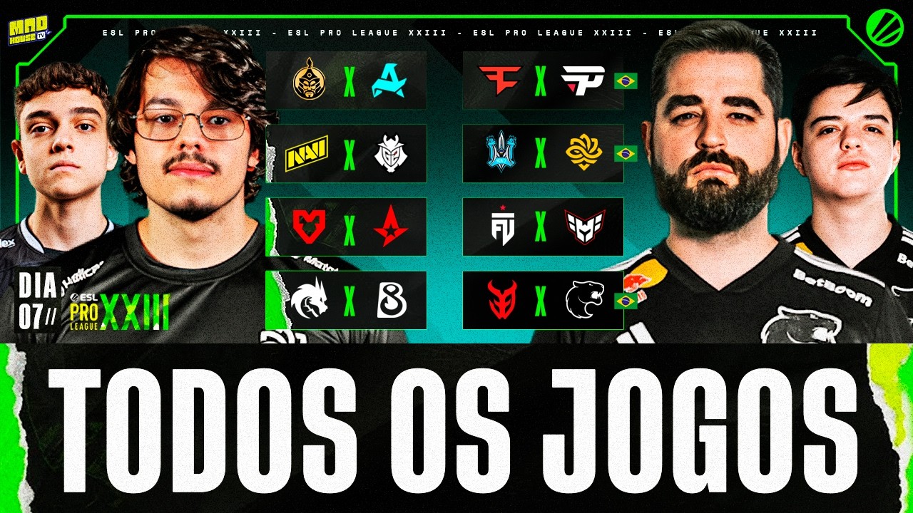LEGACY 🇧🇷 X MONTE  - ESL PRO LEAGUE SEASON 23 STAGE 2 (DIA 02) - AO VIVO !jogoscs !social