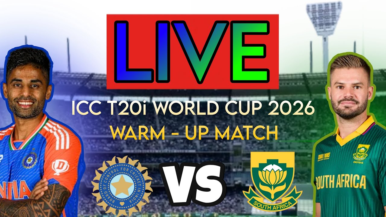 India Vs South Africa Warm-Up Game || ICC T20i World Cup 2026 || RC™ Live
