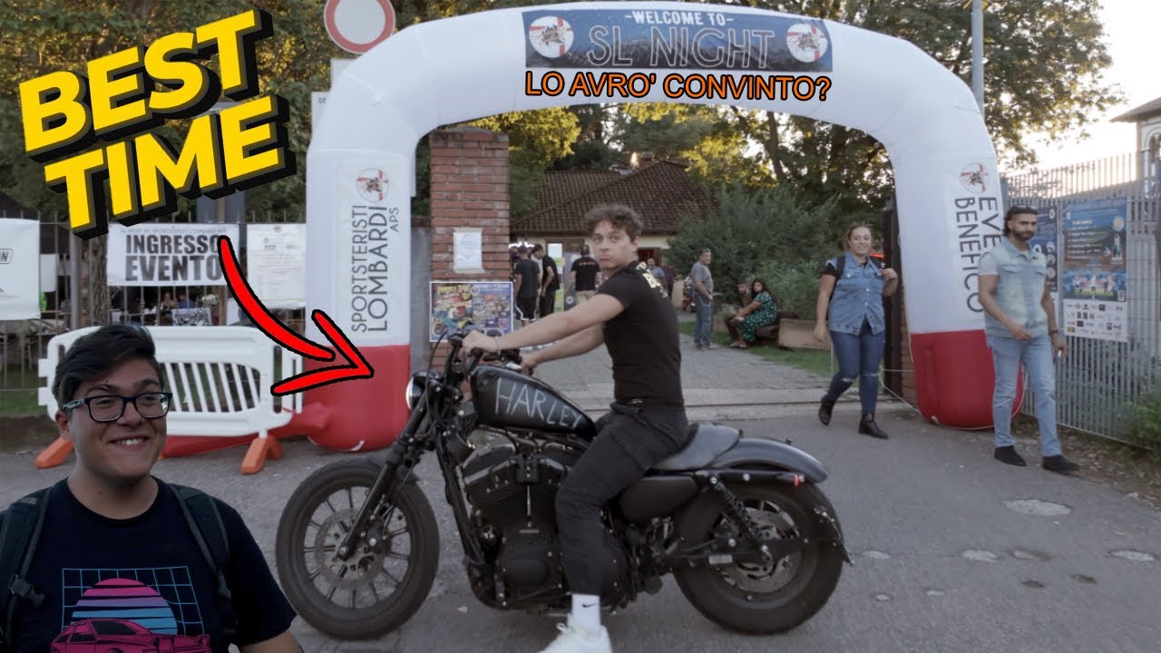 PRIMA volta su una HARLEY DAVIDSON