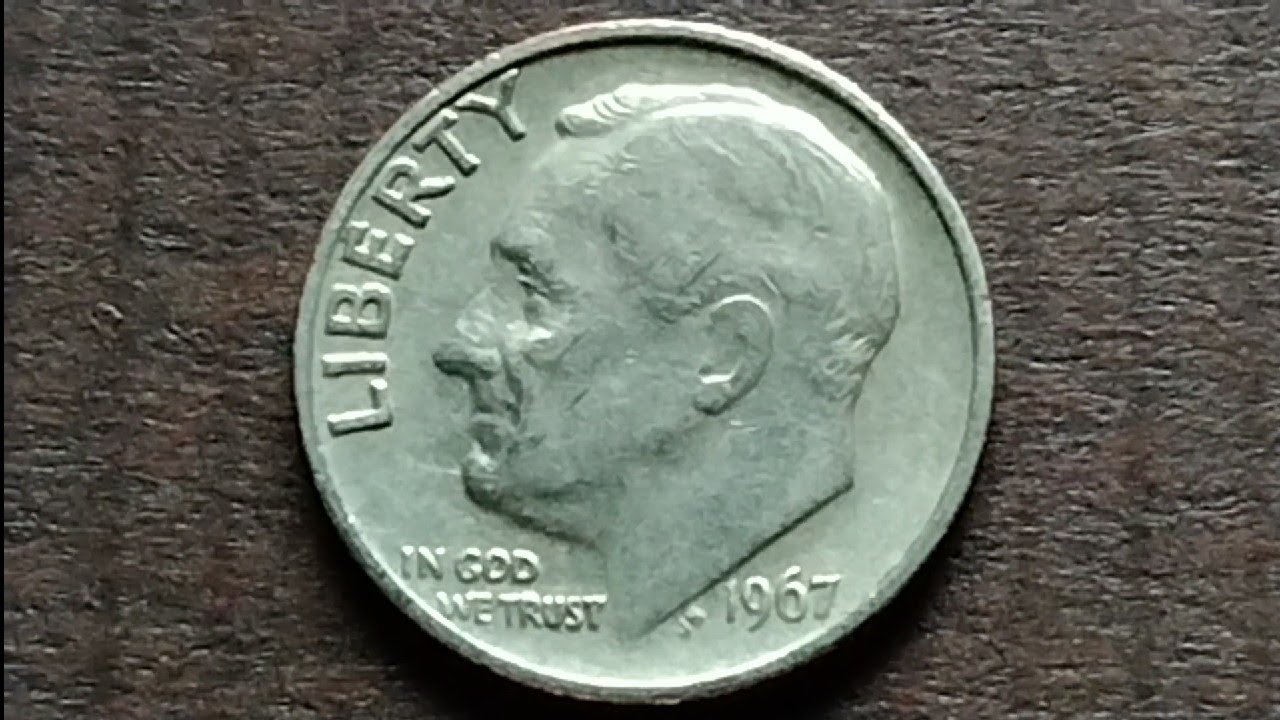 Value of 1967 no mintmark Roosevelt Dime