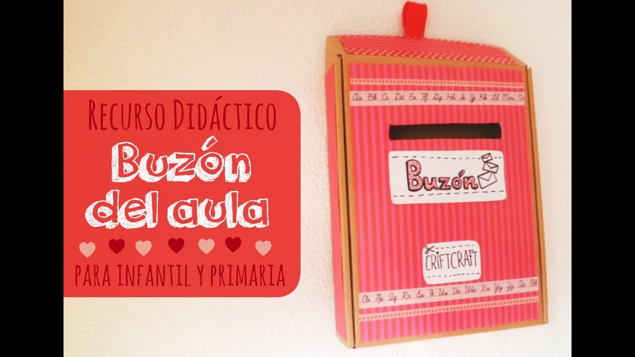 Recursos didácticos: Buzón del aula y bolsa responsable del correo
