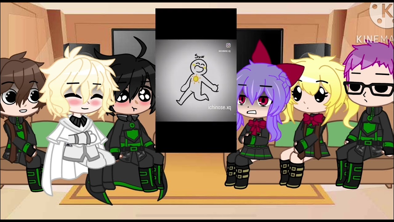 Seraph of the End react to Mika || Angst || Humor? || MikaYuu || 2x