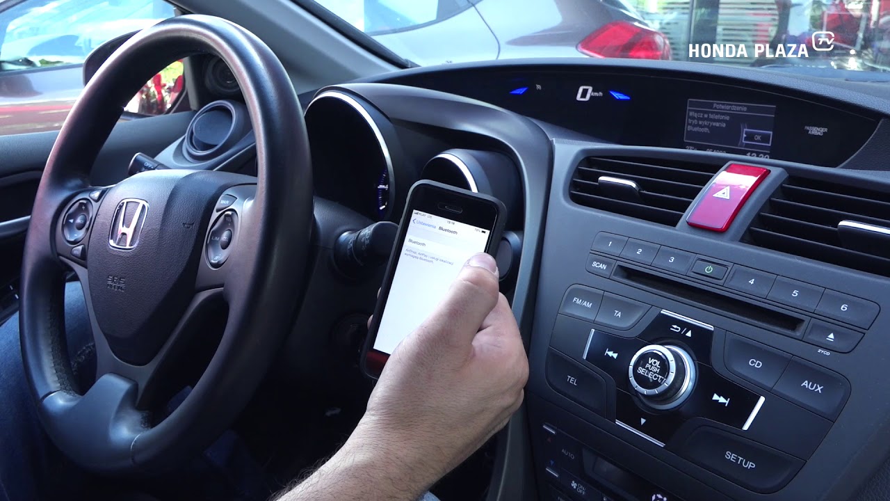 Poradnik HondaPlazaTV- #22 Civic 2012+ IX gen. Zestaw głośnomówiący bluetooth HFT