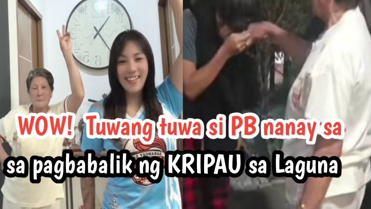 ANG MAINIT NA PAGTANGGAP NI PB NANAY KAY KRISNA PAGDATING NG LAGUNA