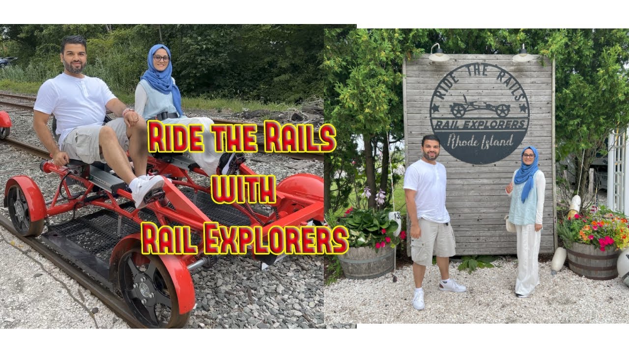 Tandem Biking in Rhode Island |Rail Explorers| |Rhode Island| |USA| |2023| |4K|