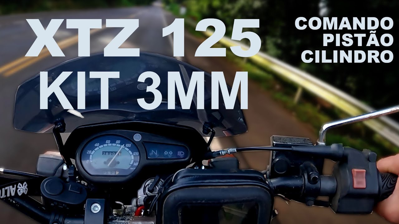 XTZ 125 COM KIT 3MM E COMANDO PREPARADO