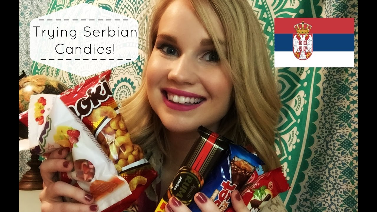 American Tries Serbian/Balkan Candies & Snacks!