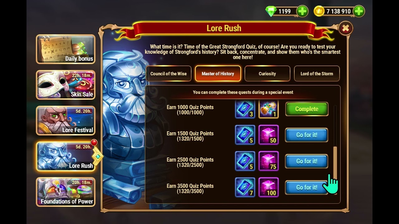 Lore Rush - Hero Wars